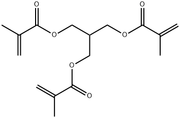 Dimethacrylic acid 2-[(methacryloyloxy)methyl]-1,3-propanediyl ester Struktur