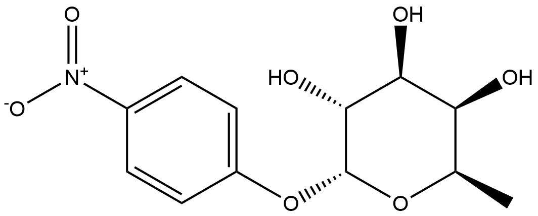 α-D-Galactopyranoside, 4-nitrophenyl 6-deoxy- Struktur