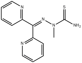 Hydrazinecarbothioamide, 2-(di-2-pyridinylmethylene)-1-methyl- Struktur