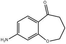 1-Benzoxepin-5(2H)-one, 8-amino-3,4-dihydro- Struktur