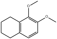 Naphthalene, 1,2,3,4-tetrahydro-5,6-dimethoxy- Struktur