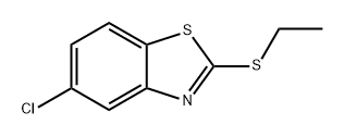 Benzothiazole, 5-chloro-2-(ethylthio)- Struktur