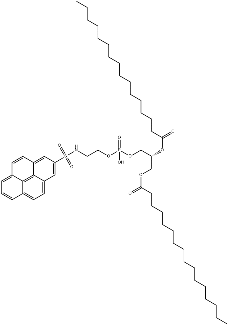 pyrenesulfonylphosphatidylethanolamine Struktur