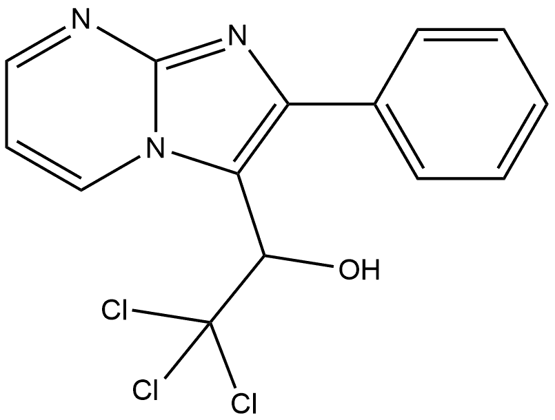 Imidazo[1,2-a]pyrimidine-3-methanol, 2-phenyl-α-(trichloromethyl)-