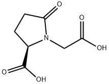 1-Pyrrolidineacetic acid, 2-carboxy-5-oxo-, (2R)- Struktur