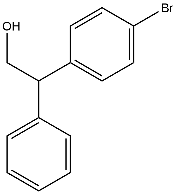 Benzeneethanol, 4-bromo-β-phenyl- Struktur