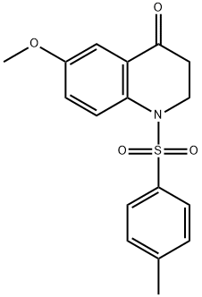 4(1H)-Quinolinone, 2,3-dihydro-6-methoxy-1-[(4-methylphenyl)sulfonyl]-