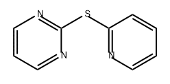 Pyrimidine, 2-(2-pyridinylthio)- Struktur