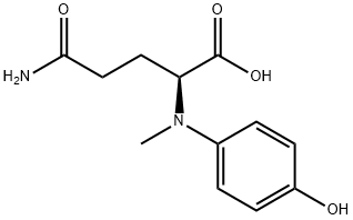 N(2)-methyl-gamma-L-glutaminyl-4-hydroxybenzene Struktur