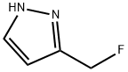 1H-Pyrazole, 3-(fluoromethyl)- Struktur