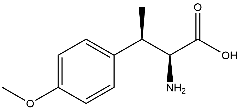 L-Tyrosine, O,β-dimethyl-, (βR)- Struktur