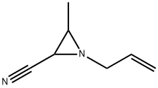 2-Aziridinecarbonitrile,3-methyl-1-(2-propenyl)-(9CI) Struktur