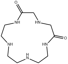 1,4,7,10,13-Pentaazacyclopentadecane-2,6-dione Struktur