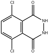 5,8-dichloro-2,3-dihydro-1,4-Phthalazinedione Struktur