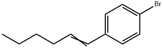 Benzene, 1-bromo-4-(1-hexen-1-yl)-