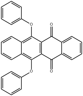 5,12-Naphthacenedione, 6,11-diphenoxy-