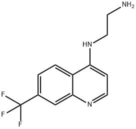 4-(2-Aminoethyl)amino-7-trifluoromethylquinoline Struktur