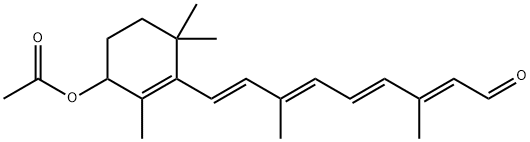 4-(Acetyloxy)-retinal Struktur