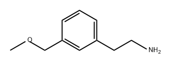 Benzeneethanamine, 3-(methoxymethyl)- Struktur