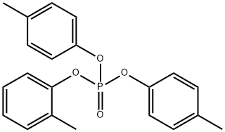 Phosphoric acid, 2-methylphenyl bis(4-methylphenyl) ester Struktur