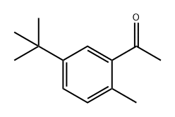 Ethanone, 1-[5-(1,1-dimethylethyl)-2-methylphenyl]- Struktur