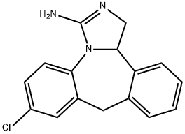 1H-Dibenz[c,f]imidazo[1,5-a]azepin-3-amine, 7-chloro-9,13b-dihydro- Struktur