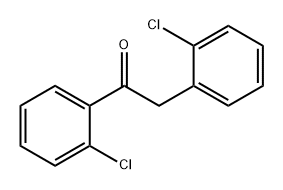 Ethanone, 1,2-bis(2-chlorophenyl)- Struktur