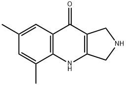 9H-Pyrrolo[3,4-b]quinolin-9-one,1,2,3,4-tetrahydro-5,7-dimethyl-(9CI) Struktur