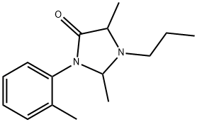 4-Imidazolidinone, 2,5-dimethyl-3-(2-methylphenyl)-1-propyl-|4-Imidazolidinone, 2,5-dimethyl-3-(2-methylphenyl)-1-propyl-