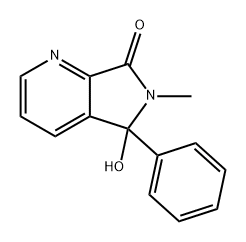 7H-Pyrrolo[3,4-b]pyridin-7-one, 5,6-dihydro-5-hydroxy-6-methyl-5-phenyl-