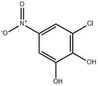 1,2-Benzenediol, 3-chloro-5-nitro- Struktur