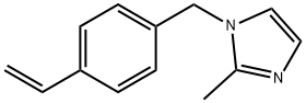 1H-Imidazole, 1-[(4-ethenylphenyl)methyl]-2-methyl- Struktur