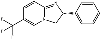 Imidazo[1,2-a]pyridine, 2,3-dihydro-2-phenyl-6-(trifluoromethyl)-, (2R)- Struktur