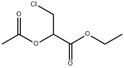 Propanoic acid, 2-(acetyloxy)-3-chloro-, ethyl ester