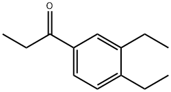 1-(3,4-Diethylphenyl)propan-1-one Struktur