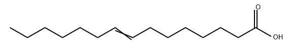 8-Pentadecenoic acid Struktur