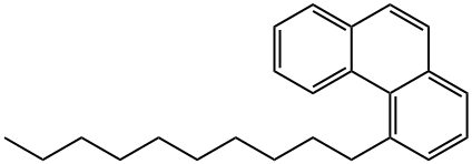 Phenanthrene, 4-decyl- Struktur