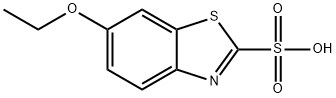 2-Benzothiazolesulfonic acid, 6-ethoxy- Struktur