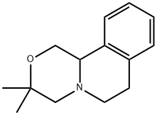 [1,4]Oxazino[3,4-a]isoquinoline,1,3,4,6,7,11b-hexahydro-3,3-dimethyl-(8CI) Struktur