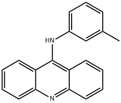 9-Acridinamine, N-(3-methylphenyl)- Struktur