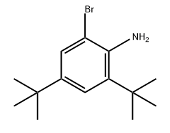 Benzenamine, 2-bromo-4,6-bis(1,1-dimethylethyl)- Struktur