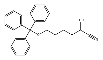 Hexanenitrile, 2-hydroxy-6-(triphenylmethoxy)-