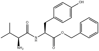 L-Tyrosine, L-valyl-, phenylmethyl ester (9CI)