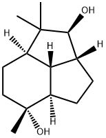 1H-?Cyclopent[cd]?indene-?2,?5-?diol, decahydro-?1,?1,?5-?trimethyl-?, (2S,?2aR,?4aR,?5R,?7aR,?7bR)?- Struktur