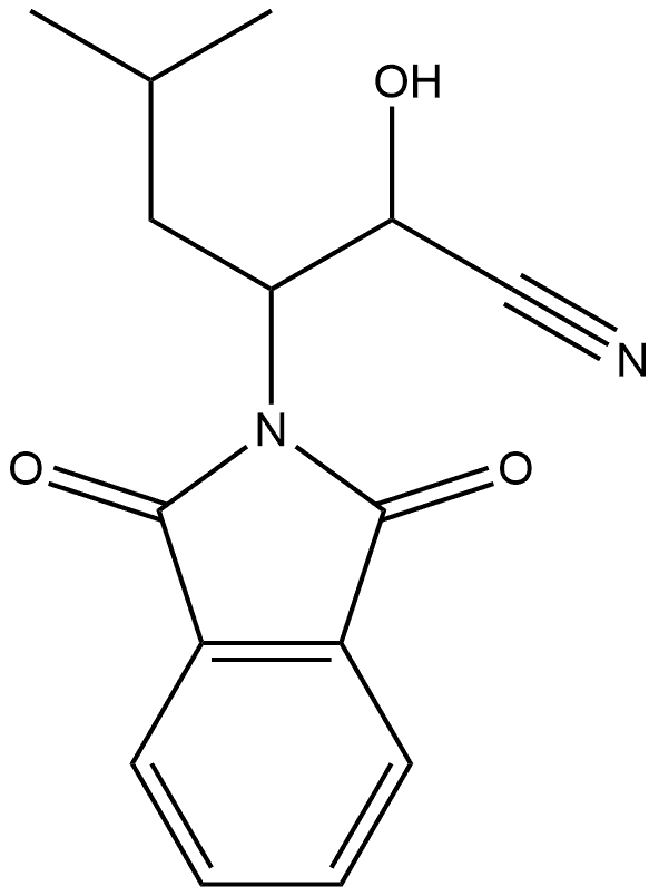 2H-Isoindole-2-propanenitrile, 1,3-dihydro-α-hydroxy-β-(2-methylpropyl)-1,3-dioxo-