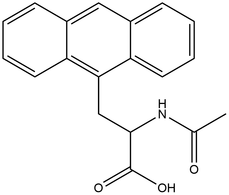 9-Anthracenepropanoic acid, α-(acetylamino)-