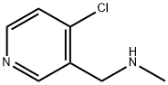 3-Pyridinemethanamine, 4-chloro-N-methyl- Struktur