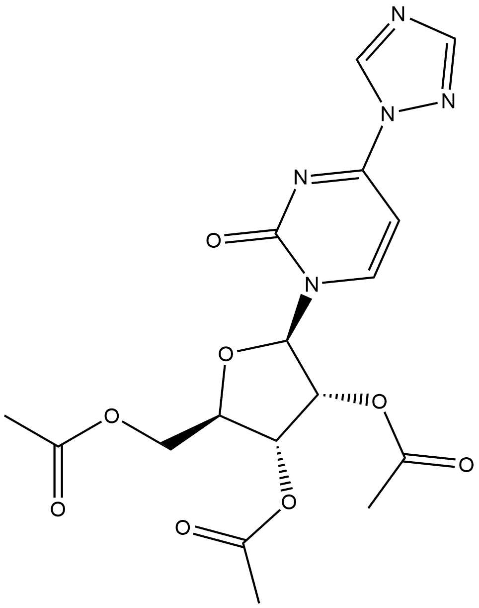 2(1H)-Pyrimidinone, 1-(2,3,5-tri-O-acetyl-β-D-ribofuranosyl)-4-(1H-1,2,4-triazol-1-yl)-