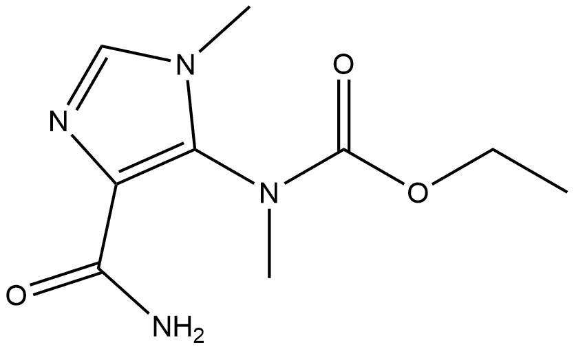 Carbamic acid, [4-(aminocarbonyl)-1-methyl-1H-imidazol-5-yl]methyl-, ethyl ester (9CI)