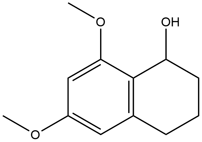 1,2,3,4-Tetrahydro-6,8-dimethoxy-1-naphthalenol Struktur